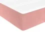 Cama box spring con colchón terciopelo rosa 80x200 cm de vidaXL, Camas y somieres - Ref: Foro24-3144302, Precio: 240,75 €, De...