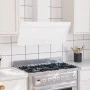 Steel and white tempered glass wall extractor hood 90 cm by vidaXL, Extractors - Ref: Foro24-51674, Price: 233,89 €, Discount: %
