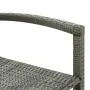 Kitchen stools 4 units gray synthetic rattan by vidaXL, Garden chairs - Ref: Foro24-313456, Price: 170,57 €, Discount: %