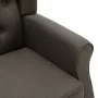 Taupe gray fabric armchair with footrest stool by vidaXL, Armchairs - Ref: Foro24-320159, Price: 276,90 €, Discount: %