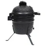 Barbacoa 2 en 1 ahumadora Kamado de cerámica negro 56 cm de vidaXL, Barbacoas - Ref: Foro24-316093, Precio: 259,33 €, Descuen...