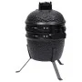 Barbacoa 2 en 1 ahumadora Kamado de cerámica negro 56 cm de vidaXL, Barbacoas - Ref: Foro24-316093, Precio: 259,33 €, Descuen...