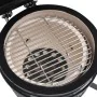 Barbacoa 2 en 1 ahumadora Kamado de cerámica negro 56 cm de vidaXL, Barbacoas - Ref: Foro24-316093, Precio: 259,33 €, Descuen...