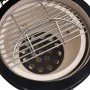 2 in 1 Kamado Räuchergrill aus schwarzer Keramik 56 cm von vidaXL, Grillen - Ref: Foro24-316093, Preis: 259,33 €, Rabatt: %