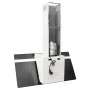 Steel and white tempered glass wall extractor hood 90 cm by vidaXL, Extractors - Ref: Foro24-51674, Price: 233,89 €, Discount: %