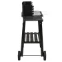 Charcoal barbecue with black steel wheels by vidaXL, Barbecues - Ref: Foro24-315386, Price: 70,26 €, Discount: %