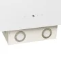 Steel and white tempered glass wall extractor hood 90 cm by vidaXL, Extractors - Ref: Foro24-51674, Price: 233,89 €, Discount: %