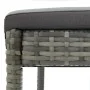Hohe Gartenhocker, Kissen, 4 Stück, graues synthetisches Rattan von vidaXL, Gartenstühle - Ref: Foro24-313438, Preis: 299,55 ...