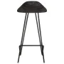 Küchenhocker 2 Einheiten aus schwarzem Echtleder von vidaXL, Küchenhocker - Ref: Foro24-320641, Preis: 145,55 €, Rabatt: %
