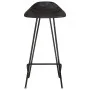 Kitchen stools 2 units black genuine leather by vidaXL, Kitchen stools - Ref: Foro24-320641, Price: 145,55 €, Discount: %