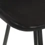 Kitchen stools 2 units black genuine leather by vidaXL, Kitchen stools - Ref: Foro24-320641, Price: 145,55 €, Discount: %
