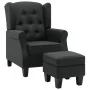 Sessel mit Fußhocker aus dunkelgrauem Stoff von vidaXL, Sessel - Ref: Foro24-320152, Preis: 237,52 €, Rabatt: %