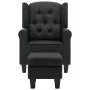 Sessel mit Fußhocker aus dunkelgrauem Stoff von vidaXL, Sessel - Ref: Foro24-320152, Preis: 237,52 €, Rabatt: %