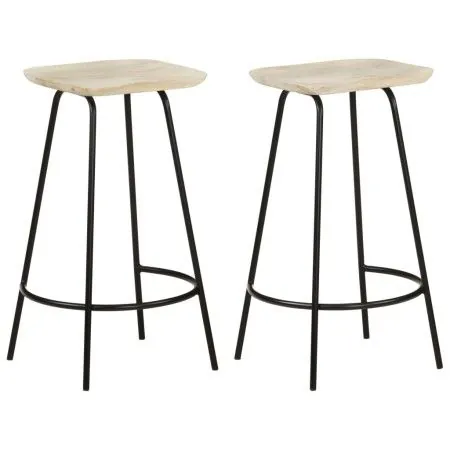Kitchen stools, 2 units, solid mango wood by vidaXL, Kitchen stools - Ref: Foro24-320647, Price: 148,83 €, Discount: %