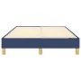 Blue fabric bed frame 120x200 cm by vidaXL, Beds and slatted bases - Ref: Foro24-3120604, Price: 102,75 €, Discount: %