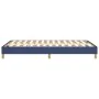 Blue fabric bed frame 120x200 cm by vidaXL, Beds and slatted bases - Ref: Foro24-3120604, Price: 102,75 €, Discount: %