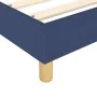 Blue fabric bed frame 120x200 cm by vidaXL, Beds and slatted bases - Ref: Foro24-3120604, Price: 102,75 €, Discount: %