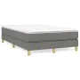 Estructura de cama de tela gris oscuro 120x200 cm de vidaXL, Camas y somieres - Ref: Foro24-3120599, Precio: 97,79 €, Descuen...