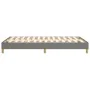 Estructura de cama de tela gris oscuro 120x200 cm de vidaXL, Camas y somieres - Ref: Foro24-3120599, Precio: 97,79 €, Descuen...