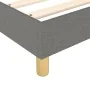 Estructura de cama de tela gris oscuro 120x200 cm de vidaXL, Camas y somieres - Ref: Foro24-3120599, Precio: 97,79 €, Descuen...