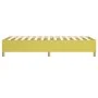 Box spring bed frame green fabric 100x200 cm by vidaXL, Beds and slatted bases - Ref: Foro24-3120944, Price: 74,83 €, Discoun...