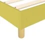 Box spring bed frame green fabric 100x200 cm by vidaXL, Beds and slatted bases - Ref: Foro24-3120944, Price: 74,83 €, Discoun...