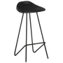 Küchenhocker 4 Einheiten aus schwarzem Echtleder von vidaXL, Küchenhocker - Ref: Foro24-320642, Preis: 215,62 €, Rabatt: %