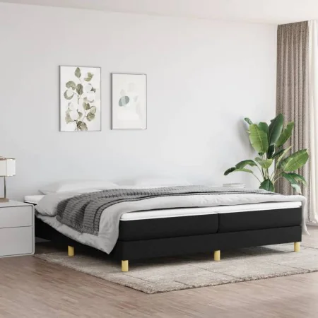 Light gray fabric bed frame 200x200 cm by vidaXL, Beds and slatted bases - Ref: Foro24-3120640, Price: 114,25 €, Discount: %