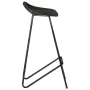 Küchenhocker 4 Einheiten aus schwarzem Echtleder von vidaXL, Küchenhocker - Ref: Foro24-320642, Preis: 215,62 €, Rabatt: %