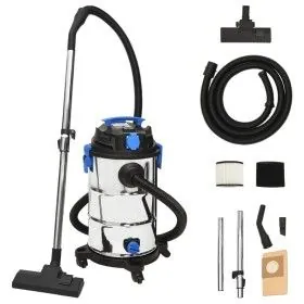 Silver wet and dry vacuum cleaner 1200 W 30 L by vidaXL, Vacuum cleaners - Ref: Foro24-152916, Price: 108,82 €, Discount: %