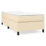 Cream fabric bed frame 80x200 cm by vidaXL, Beds and slatted bases - Ref: Foro24-3120819, Price: 79,23 €, Discount: %