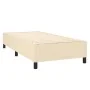Cream fabric bed frame 80x200 cm by vidaXL, Beds and slatted bases - Ref: Foro24-3120819, Price: 79,23 €, Discount: %