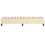 Cream fabric bed frame 80x200 cm by vidaXL, Beds and slatted bases - Ref: Foro24-3120819, Price: 79,23 €, Discount: %
