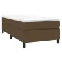 Estructura de cama de tela marrón 90x200 cm de vidaXL, Camas y somieres - Ref: Foro24-3120833, Precio: 97,62 €, Descuento: %