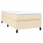 Estructura de cama de tela color crema 100x200 cm de vidaXL, Camas y somieres - Ref: Foro24-3120843, Precio: 91,62 €, Descuen...