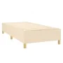 Cream fabric bed frame 80x200 cm by vidaXL, Beds and slatted bases - Ref: Foro24-3120918, Price: 90,65 €, Discount: %