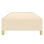 Cream fabric bed frame 80x200 cm by vidaXL, Beds and slatted bases - Ref: Foro24-3120918, Price: 90,65 €, Discount: %