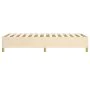 Cream fabric bed frame 80x200 cm by vidaXL, Beds and slatted bases - Ref: Foro24-3120918, Price: 90,65 €, Discount: %