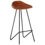 Küchen-Barhocker, 2 Stück, braunes Echtleder von vidaXL, Küchenhocker - Ref: Foro24-320643, Preis: 139,21 €, Rabatt: %