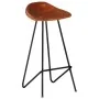 Küchen-Barhocker, 2 Stück, braunes Echtleder von vidaXL, Küchenhocker - Ref: Foro24-320643, Preis: 139,21 €, Rabatt: %