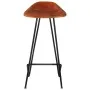 Küchen-Barhocker, 2 Stück, braunes Echtleder von vidaXL, Küchenhocker - Ref: Foro24-320643, Preis: 139,21 €, Rabatt: %