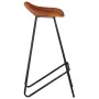 Küchen-Barhocker, 2 Stück, braunes Echtleder von vidaXL, Küchenhocker - Ref: Foro24-320643, Preis: 139,21 €, Rabatt: %