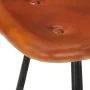 Küchen-Barhocker, 2 Stück, braunes Echtleder von vidaXL, Küchenhocker - Ref: Foro24-320643, Preis: 139,21 €, Rabatt: %