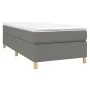 Estructura de cama de tela gris oscuro 100x200 cm de vidaXL, Camas y somieres - Ref: Foro24-3120938, Precio: 96,85 €, Descuen...