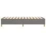 Estructura de cama de tela gris oscuro 100x200 cm de vidaXL, Camas y somieres - Ref: Foro24-3120938, Precio: 96,85 €, Descuen...