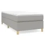 Light gray fabric bed frame 80x200 cm by vidaXL, Beds and slatted bases - Ref: Foro24-3120913, Price: 92,66 €, Discount: %