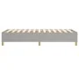 Light gray fabric bed frame 80x200 cm by vidaXL, Beds and slatted bases - Ref: Foro24-3120913, Price: 92,66 €, Discount: %