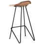 Küchenhocker 4 Einheiten braunes Echtleder von vidaXL, Küchenhocker - Ref: Foro24-320646, Preis: 170,08 €, Rabatt: %