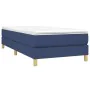 Blue fabric bed frame 90x200 cm by vidaXL, Beds and slatted bases - Ref: Foro24-3120588, Price: 70,40 €, Discount: %