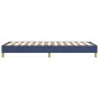 Blue fabric bed frame 90x200 cm by vidaXL, Beds and slatted bases - Ref: Foro24-3120588, Price: 70,40 €, Discount: %